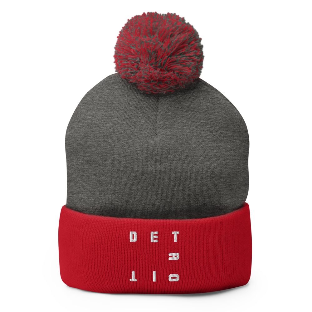 Detroit SQRD Pom-Pom Beanie