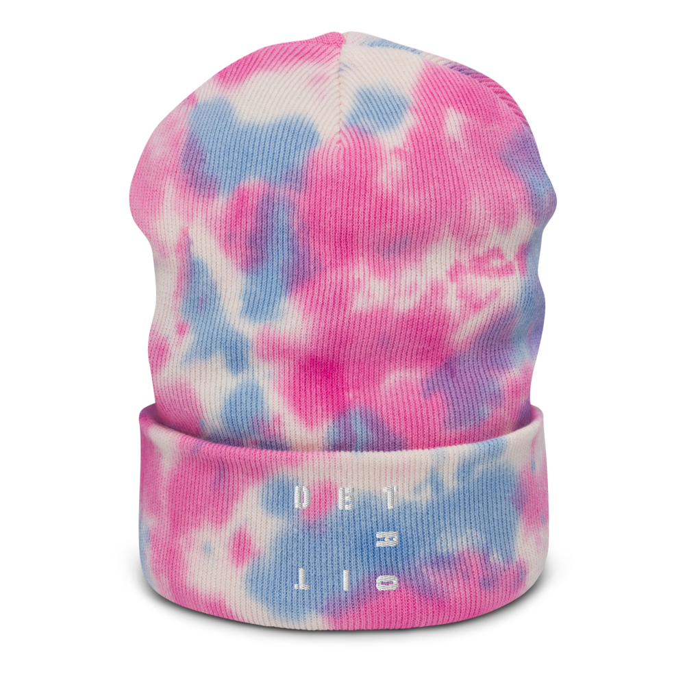 Detroit SQRD Tie-dye beanie