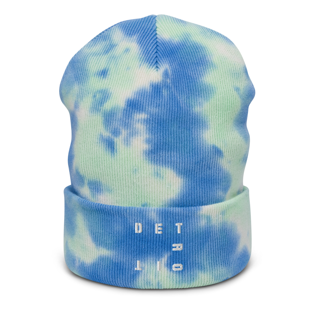 Detroit SQRD Tie-dye beanie