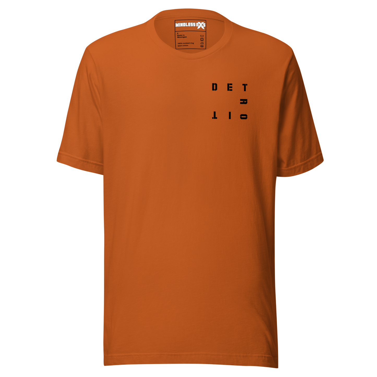 Detroit SQRD Black Print Unisex T-Shirt
