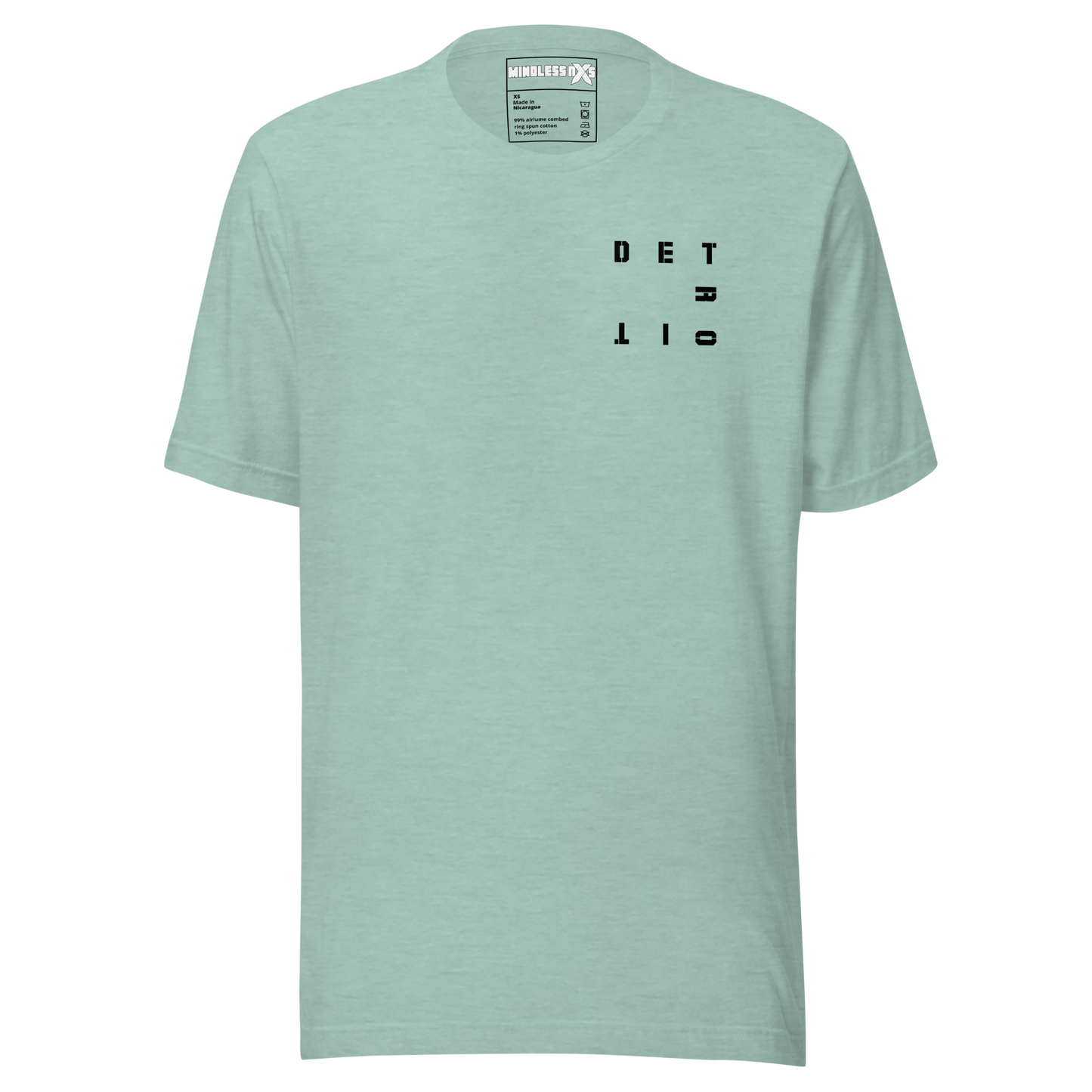 Detroit SQRD Black Print Unisex T-Shirt