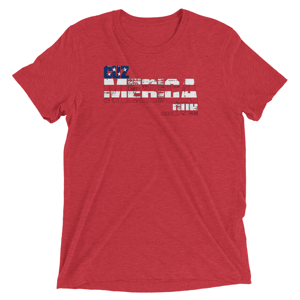 Cuz Merica Tri-Blend Unisex T-Shirt