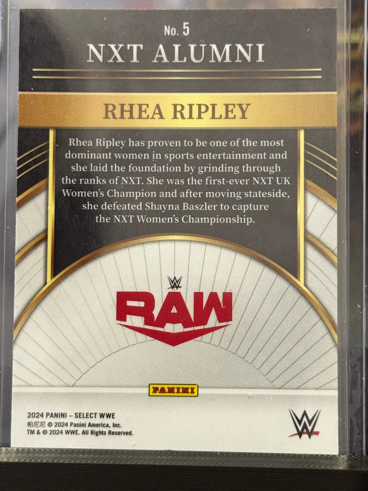 Rhea Ripley - NXT Alumni (Base) - 2024 Panini WWE Select