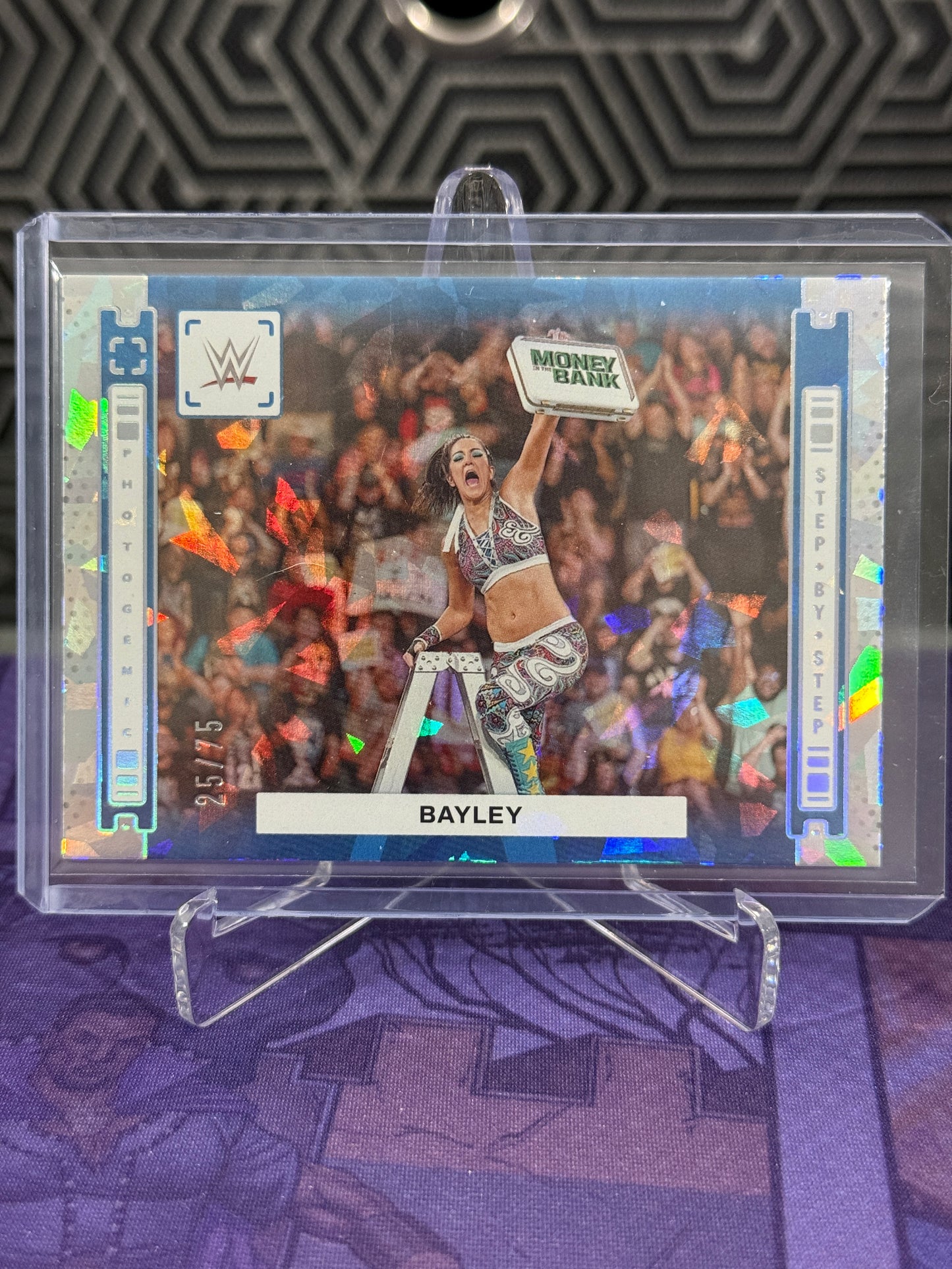 Bayley - 2024 Panini Photogenic WWE - Step By Step Diamond Parallel 25/75