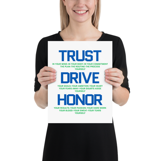 Trust.Drive.Honor Poster