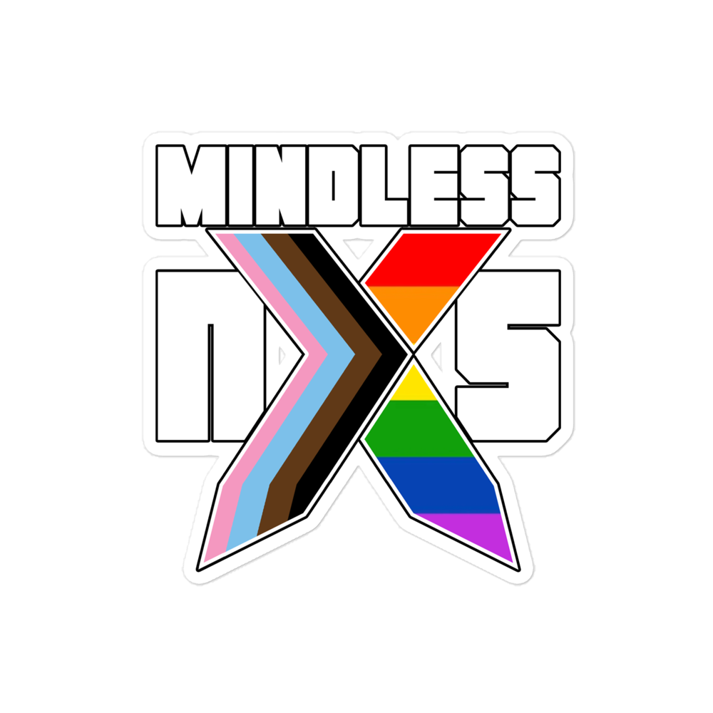 Mindless NXS PRIDE Logo Sticker