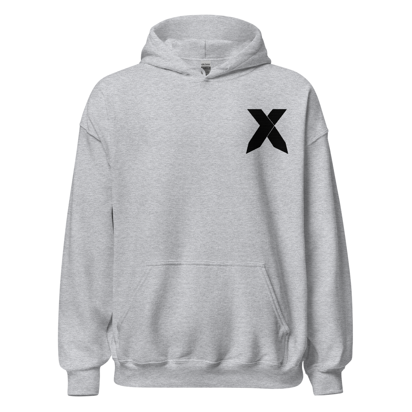 NXS Logo Pullover Hoodie (Black Stitch)