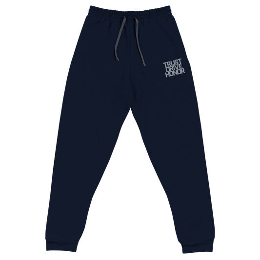 TDH Embroidered Unisex Joggers (grey stitching)