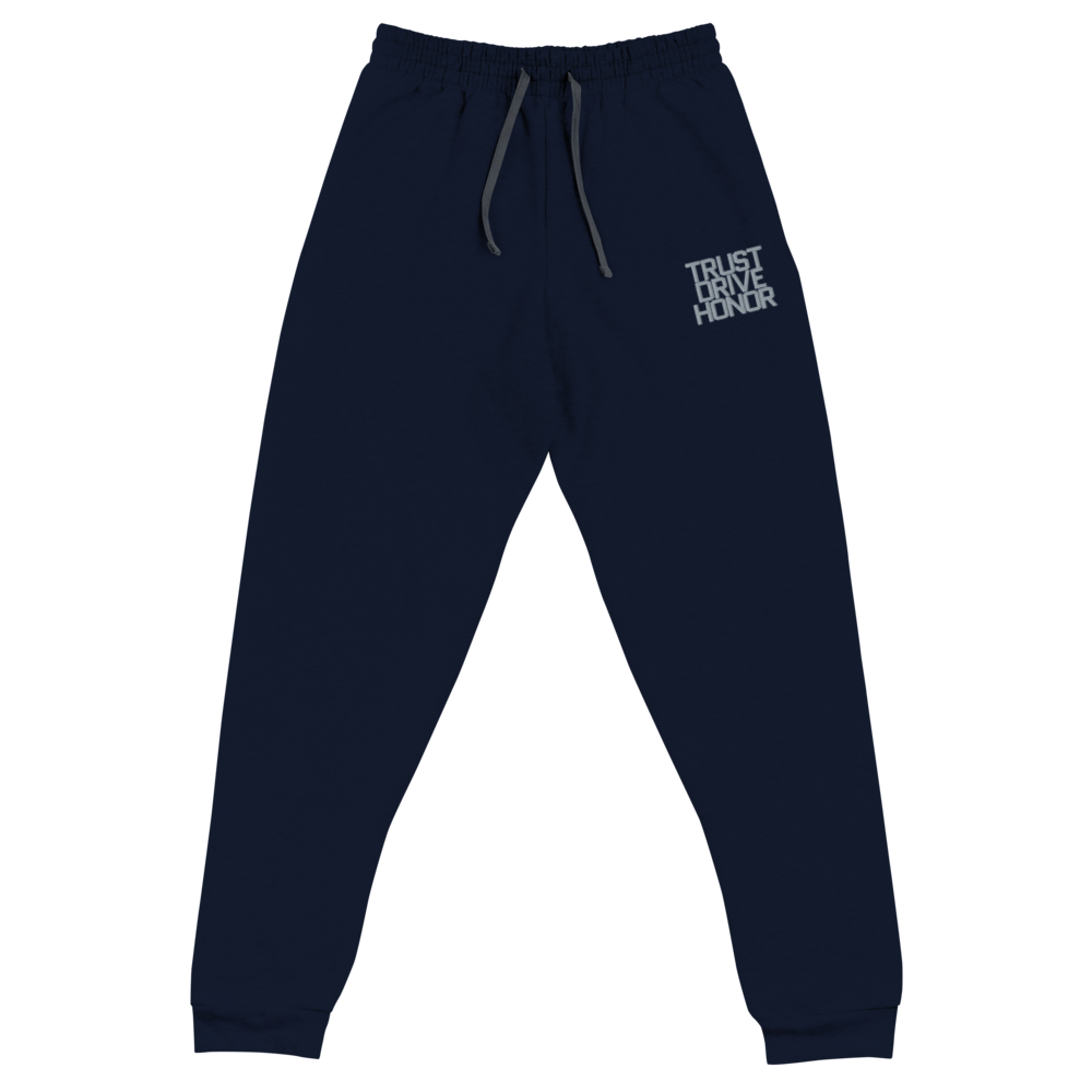 TDH Embroidered Unisex Joggers (grey stitching)